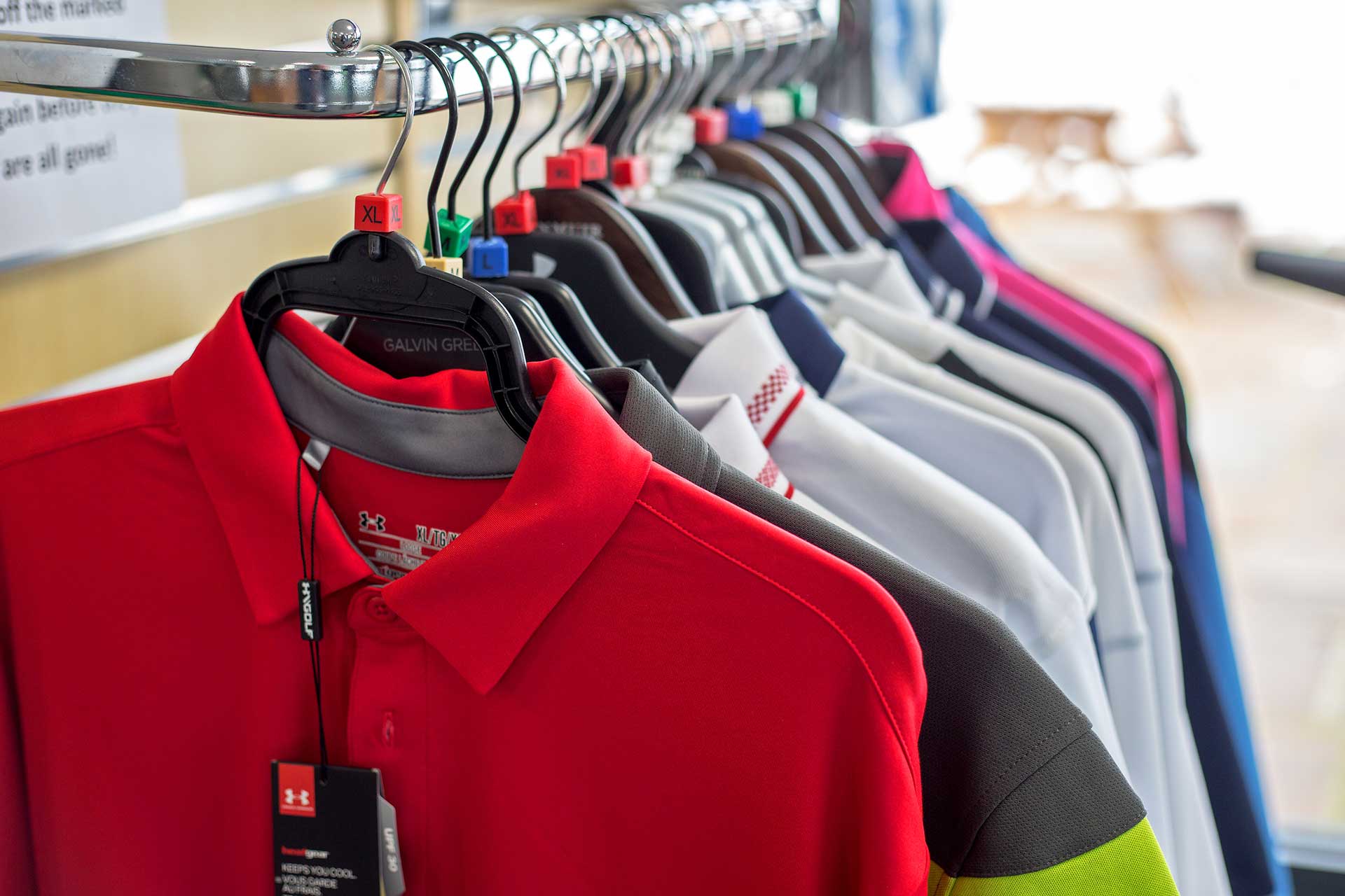 pro shop golf tops