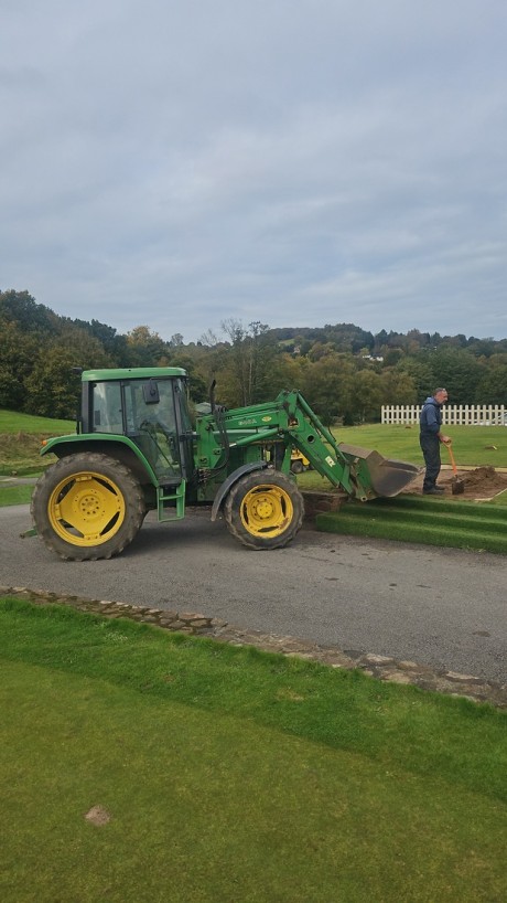 Course tee groundworks