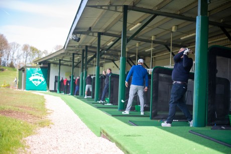 Busy Driving Range