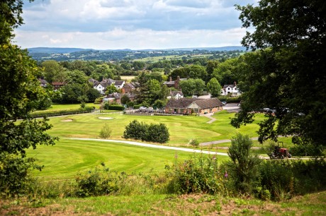 View over the 18th hole